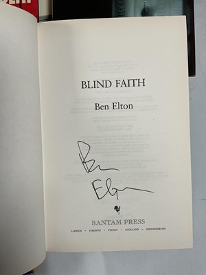Lot 46 - A large group of autographed books, mostly...