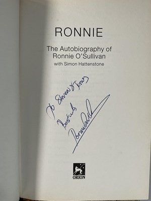 Lot 17 - SPORT - A mixed collection of signed books,...