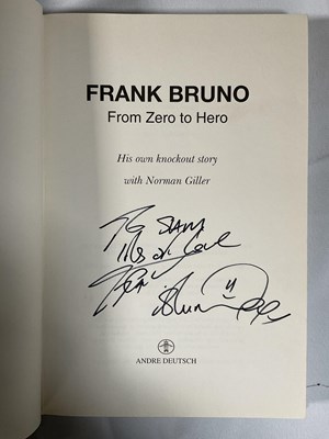 Lot 17 - SPORT - A mixed collection of signed books,...