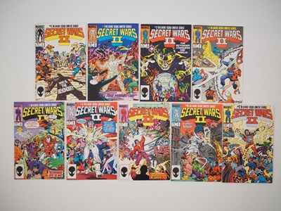Lot 22 - SECRET WARS II - #1, 2, 3, 4, 5, 6, 7, 8, 9 -...