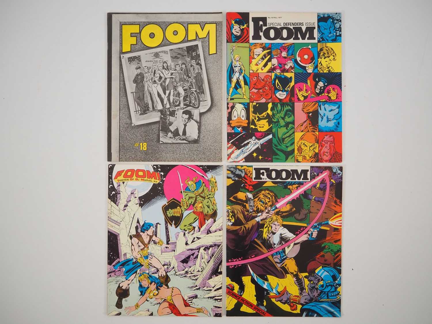 Lot 24 - FOOM MAGAZINE #18, 19, 20, 21 (4 in Lot) -...