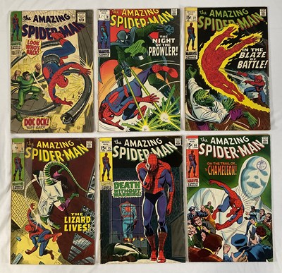 Lot 281 - AMAZING SPIDER-MAN #53, 75, 76, 77, 78, 80 (6...
