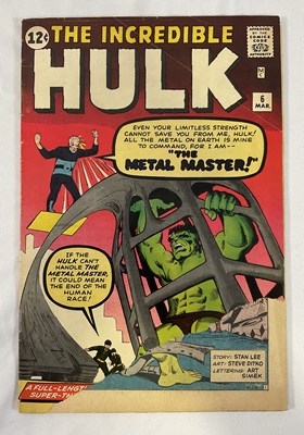 Lot 298 - INCREDIBLE HULK #6 (1963 - MARVEL) - Last...