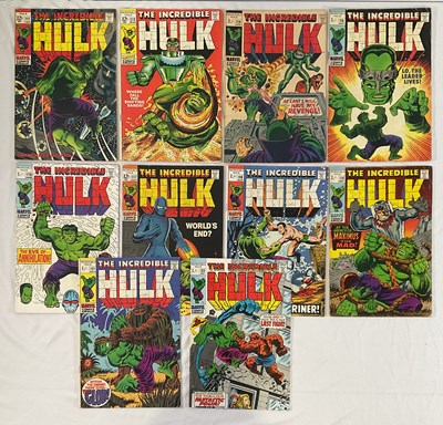 Lot 301 - INCREDIBLE HULK #111, 113 to 119, 121, 122 (10...