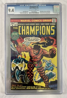 Lot 306 - THE CHAMPIONS #1 (1975 - MARVEL) - GRADED...