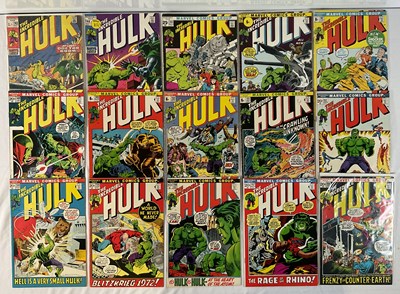 Lot 329 - INCREDIBLE HULK #143 to 152, 154 to 158 (15 in...