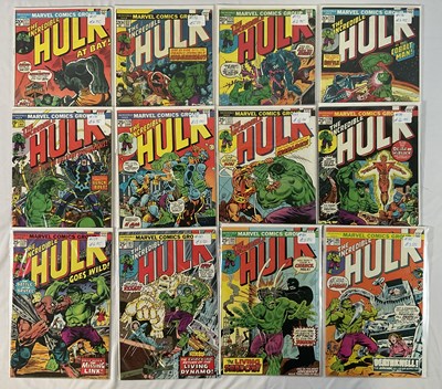 Lot 331 - INCREDIBLE HULK #171 to 179, 183 to 185 (12 in...