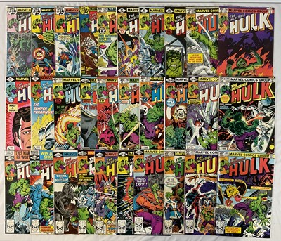 Lot 334 - INCREDIBLE HULK #231 to 260 (30 in Lot) -...