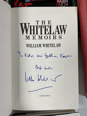 Lot 36 - POLITICS - A quantity of books signed by...
