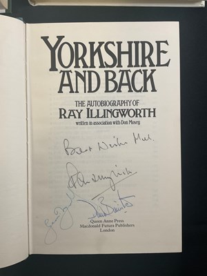 Lot 11 - CRICKET - A group of Cricket related signed...