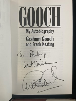 Lot 11 - CRICKET - A group of Cricket related signed...