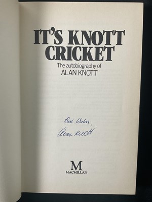Lot 11 - CRICKET - A group of Cricket related signed...