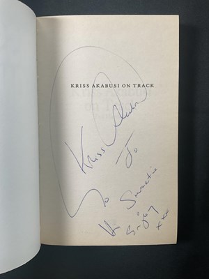 Lot 13 - A group of mixed sporting autographed books...