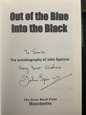 Lot 13 - A group of mixed sporting autographed books...