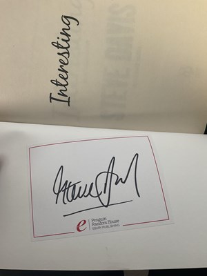 Lot 13 - A group of mixed sporting autographed books...