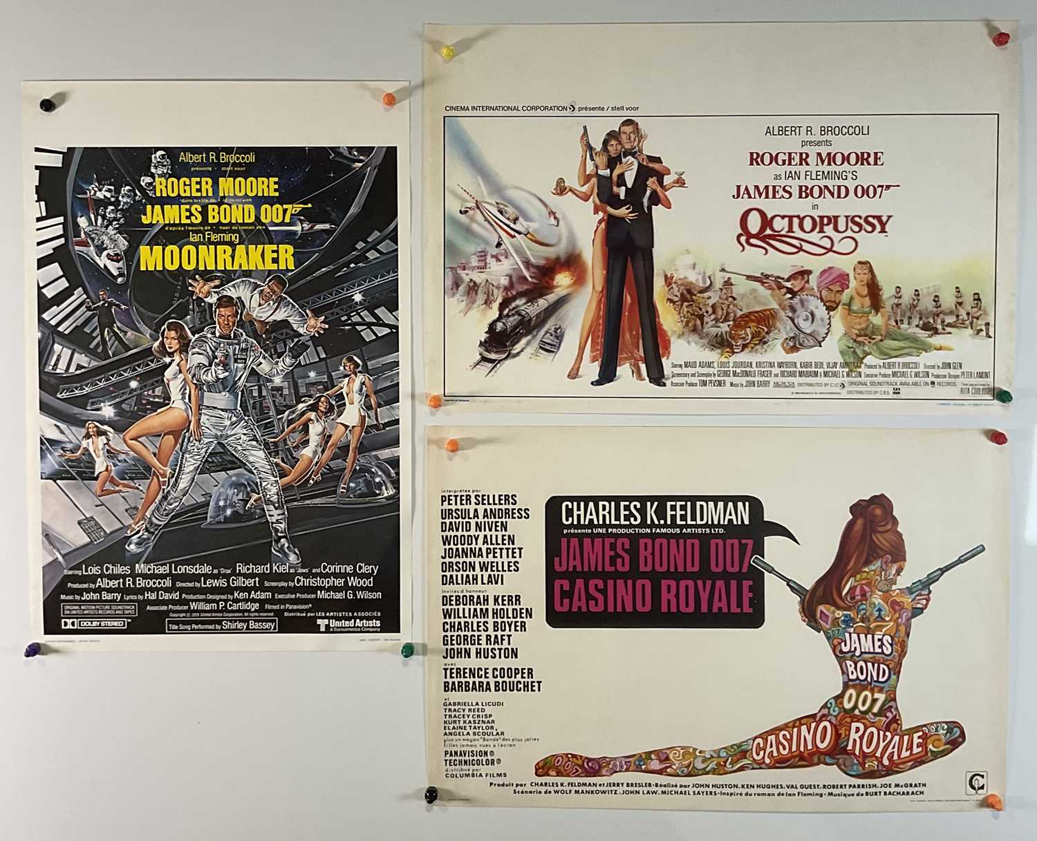 Lot 7 - JAMES BOND: A small group of Belgian affiche...