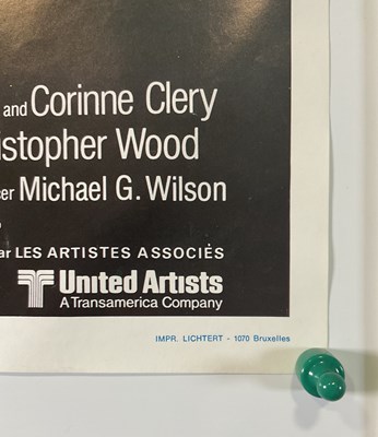 Lot 7 - JAMES BOND: A small group of Belgian affiche...