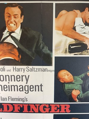 Lot 19 - JAMES BOND: GOLDFINGER (1964) - German 1970s...