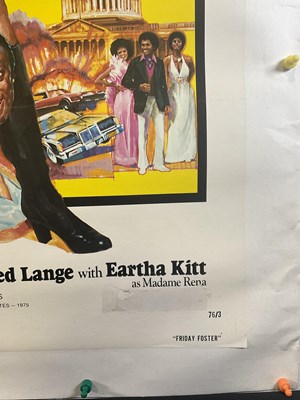 Lot 35 - FRIDAY FOSTER (1976) US one sheet - full...