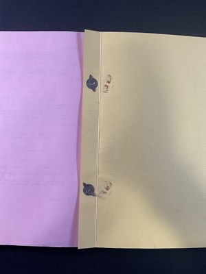 Lot 4 - An original shooting script for the 12th JAMES...