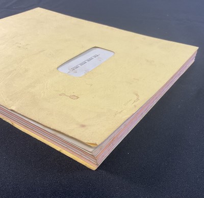 Lot 4 - An original shooting script for the 12th JAMES...