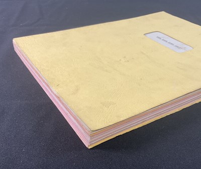 Lot 4 - An original shooting script for the 12th JAMES...