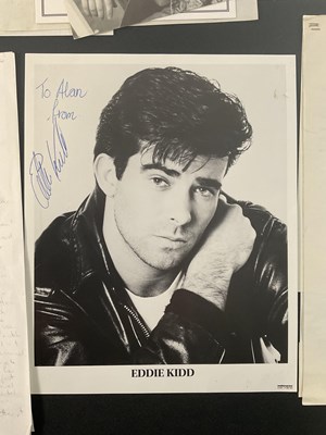 Lot 15 - A collection of autographed ephemera (mostly...