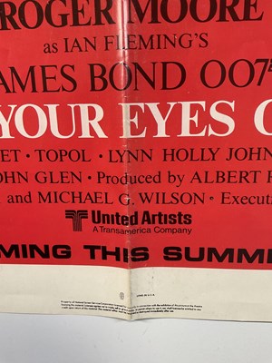 Lot 3 - JAMES BOND: FOR YOUR EYES ONLY (1981) US one...