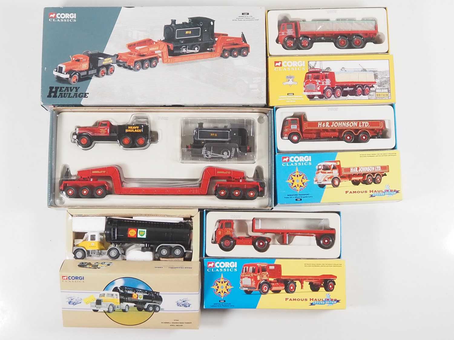 Lot 31 - A group of CORGI CLASSICS lorries and tankers...