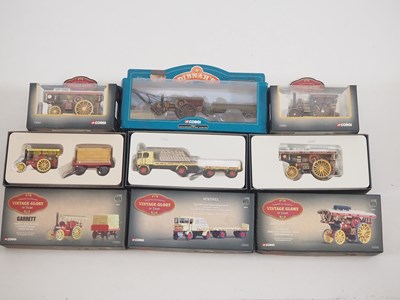 Lot 100 - A group of CORGI 1:50 scale steam tractors,...