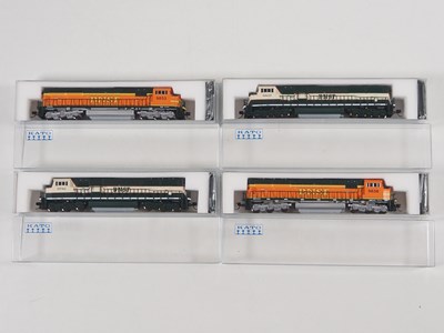 Lot 211 - A group of KATO American Outline N gauge...