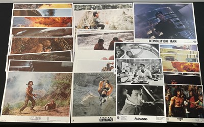Lot 72 - A group of lobby cards for SYLVESTER STALLONE...