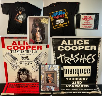 Lot 440 - ALICE COOPER TRASH (1989) - A group of Alice