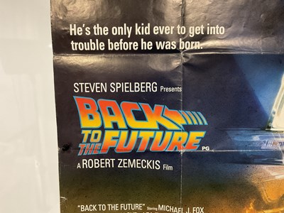 Lot 288 - BACK TO THE FUTURE (1985) UK Quad film poster,...