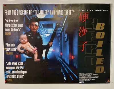 Lot 36 - A group of crime UK Quad film posters to...
