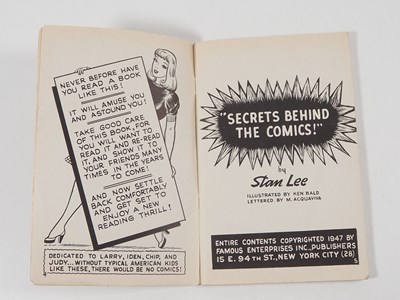Lot 2 - SECRETS BEHIND THE COMICS BY STAN LEE (1947 -...