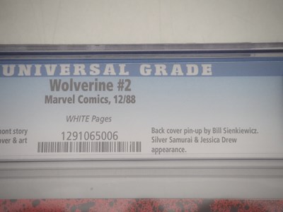 Lot 38 - WOLVERINE VOL.2 #2 (1988 - MARVEL) - GRADED...