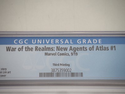 Lot 64 - WAR OF THE REALMS: NEW AGENTS OF ATLAS #1...