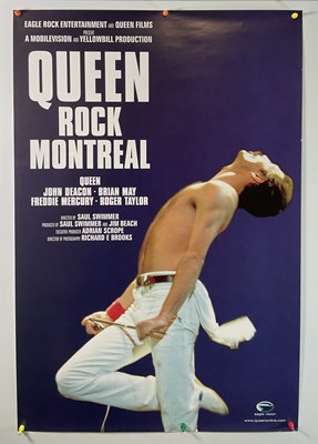 Lot 422 - QUEEN: ROCK MONTREAL (2014) - one sheet movie...