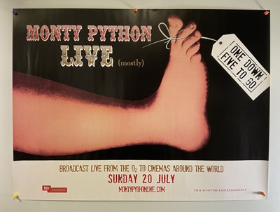 Lot 125 - MONTY PYTHON LIVE (MOSTLY) (2014) 2 x UK Quad...