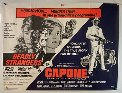 Lot 32 - A group of crime/thriller UK Quad movie...