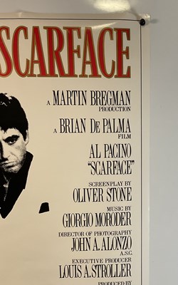 Lot 47 - SCARFACE (1983) US one sheet film poster,...