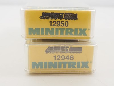 Lot 3 - A pair of MINITRIX N gauge steam locomotives...