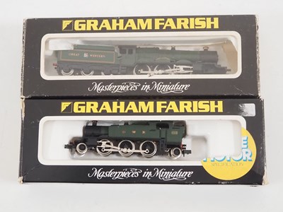 Lot 9 - A pair of GRAHAM FARISH N gauge steam...