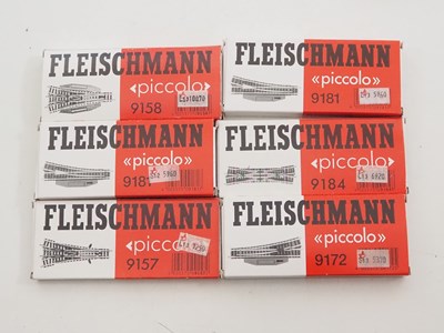 Lot 37 - A group of FLEISCHMANN N gauge Piccolo boxed...
