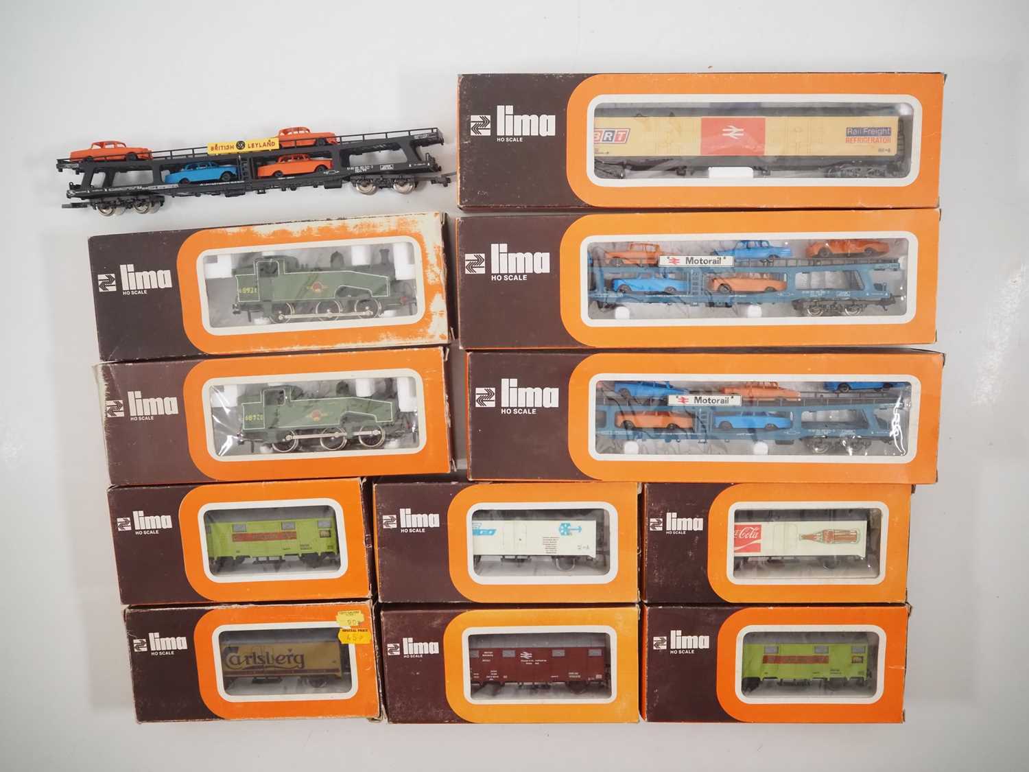 Lot 54 - A group of mostly boxed LIMA HO gauge British...