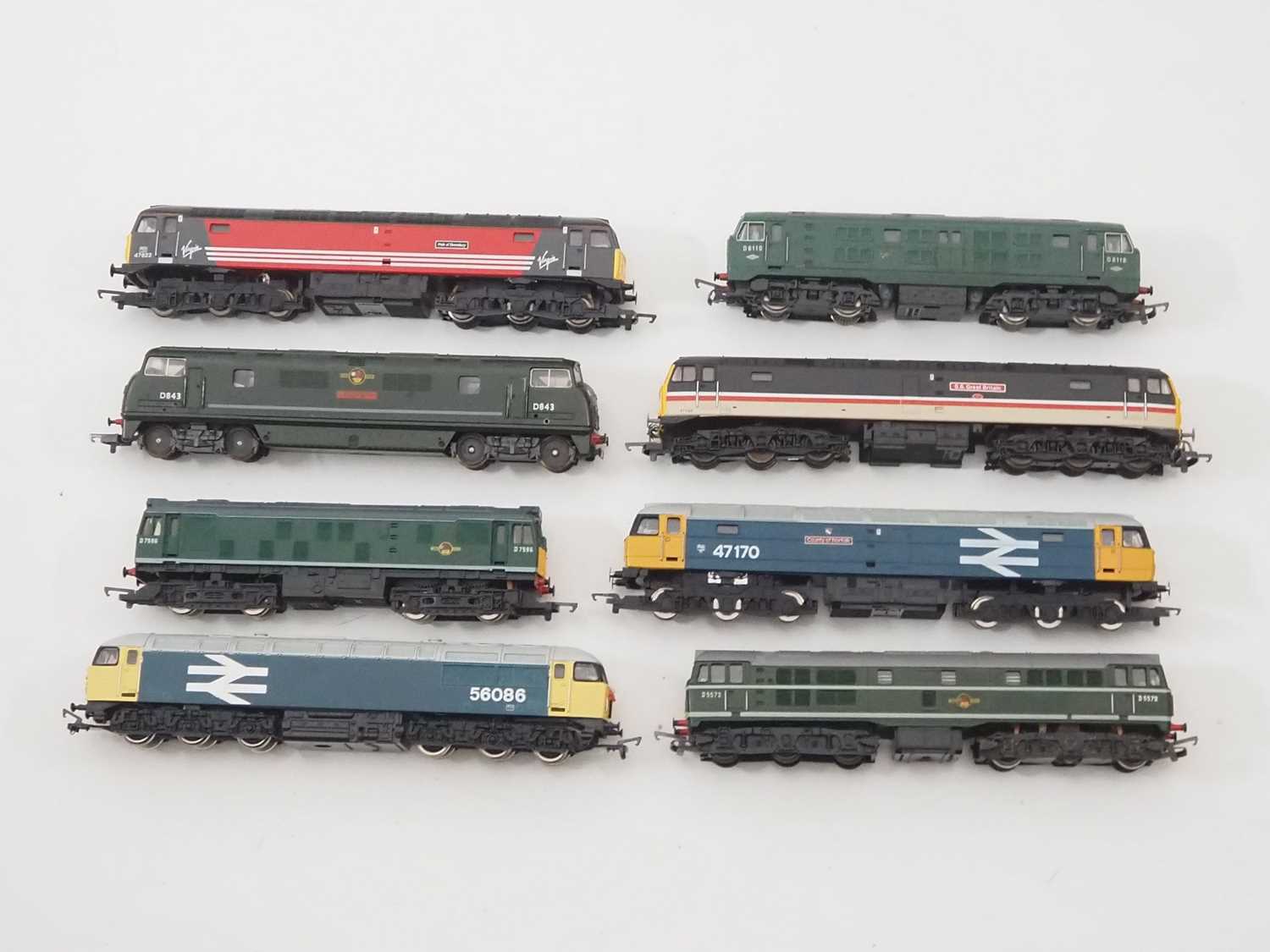 Lot 94 - A group of OO gauge diesel locomotives by...