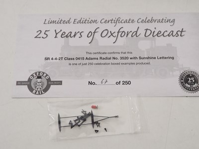 Lot 96 - A pair of OXFORD RAIL OO gauge Adams Radial...