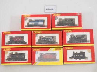 Lot 119 - A group of HORNBY OO gauge small 0-4-0 diesel...