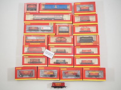 Lot 121 - A large group of mostly boxed HORNBY OO gauge...